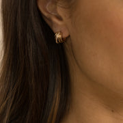 Boucles d'oreilles François - Empierrées