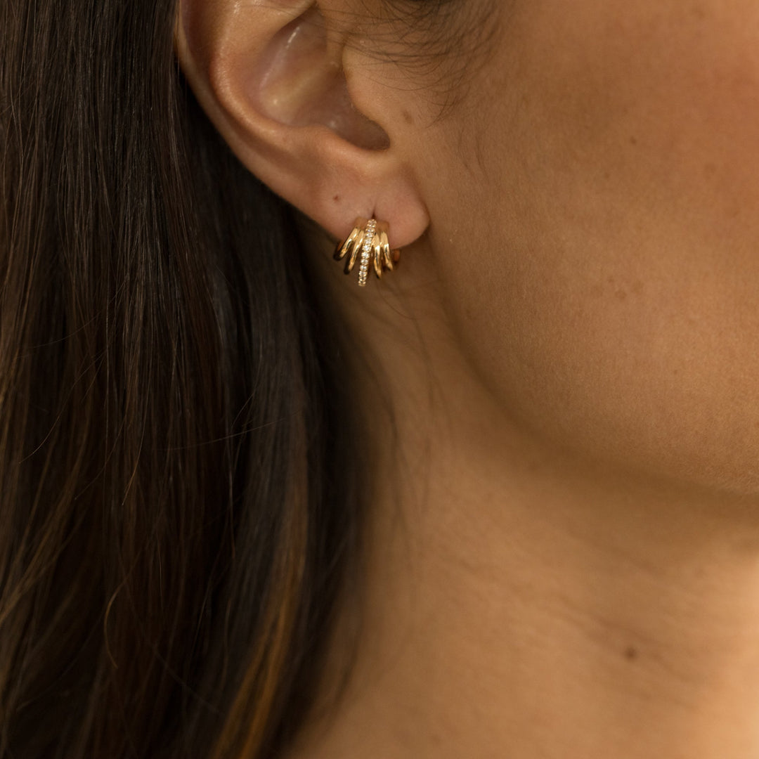 Boucles d'oreilles François - Empierrées