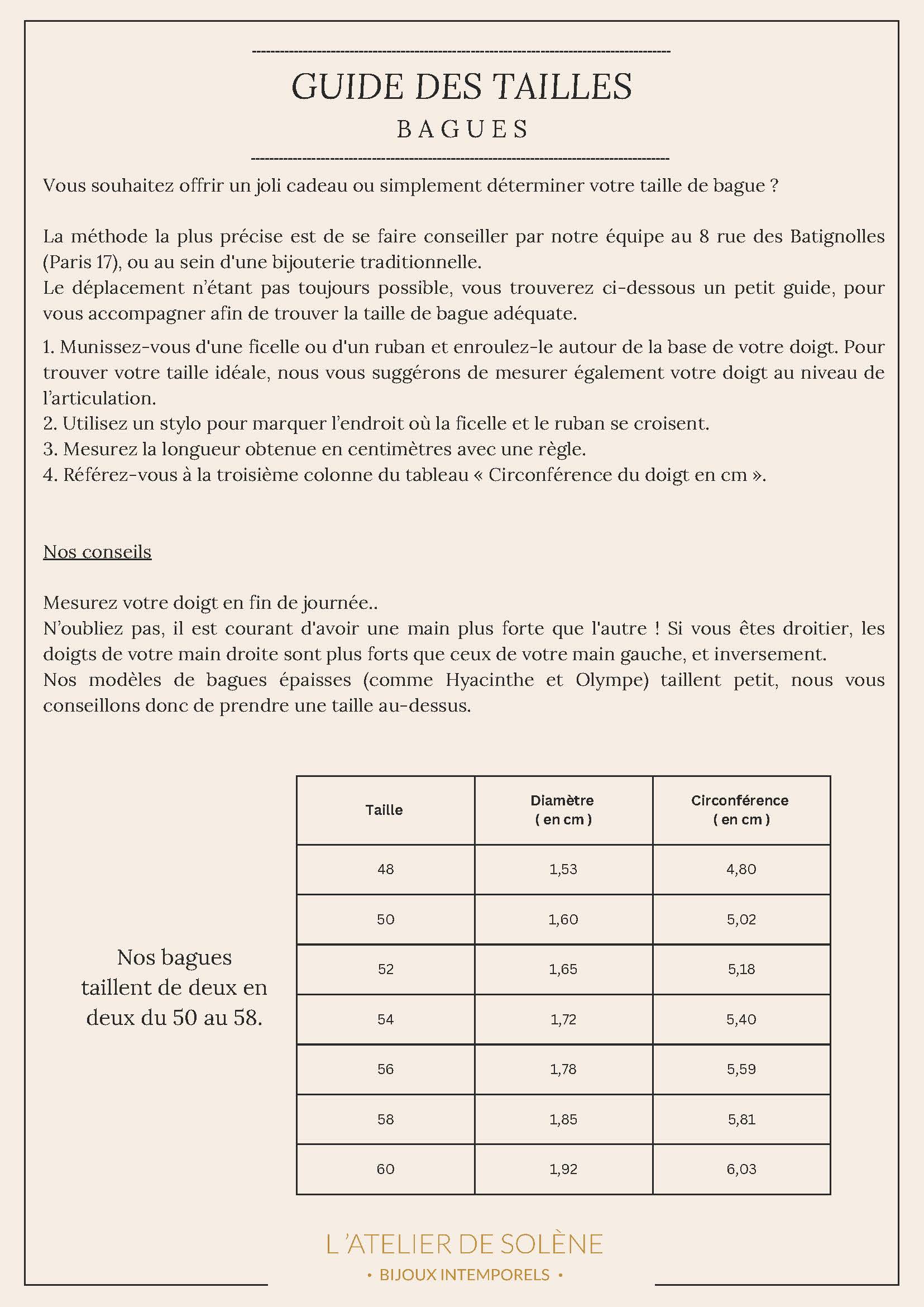 Bague Plaquée Or Martine L'Atelier de Solène