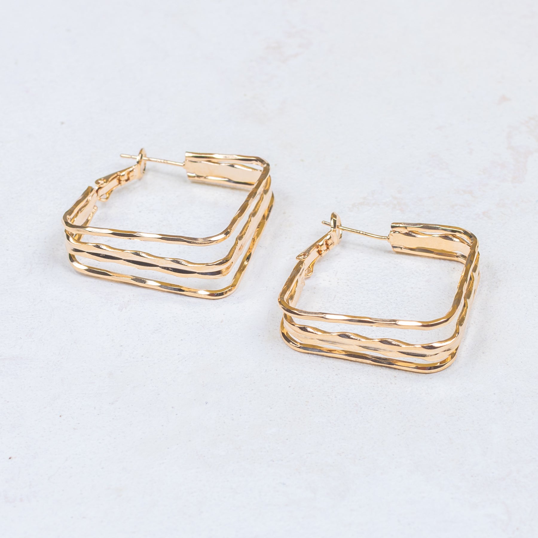Boucles d’oreilles en plaqué or