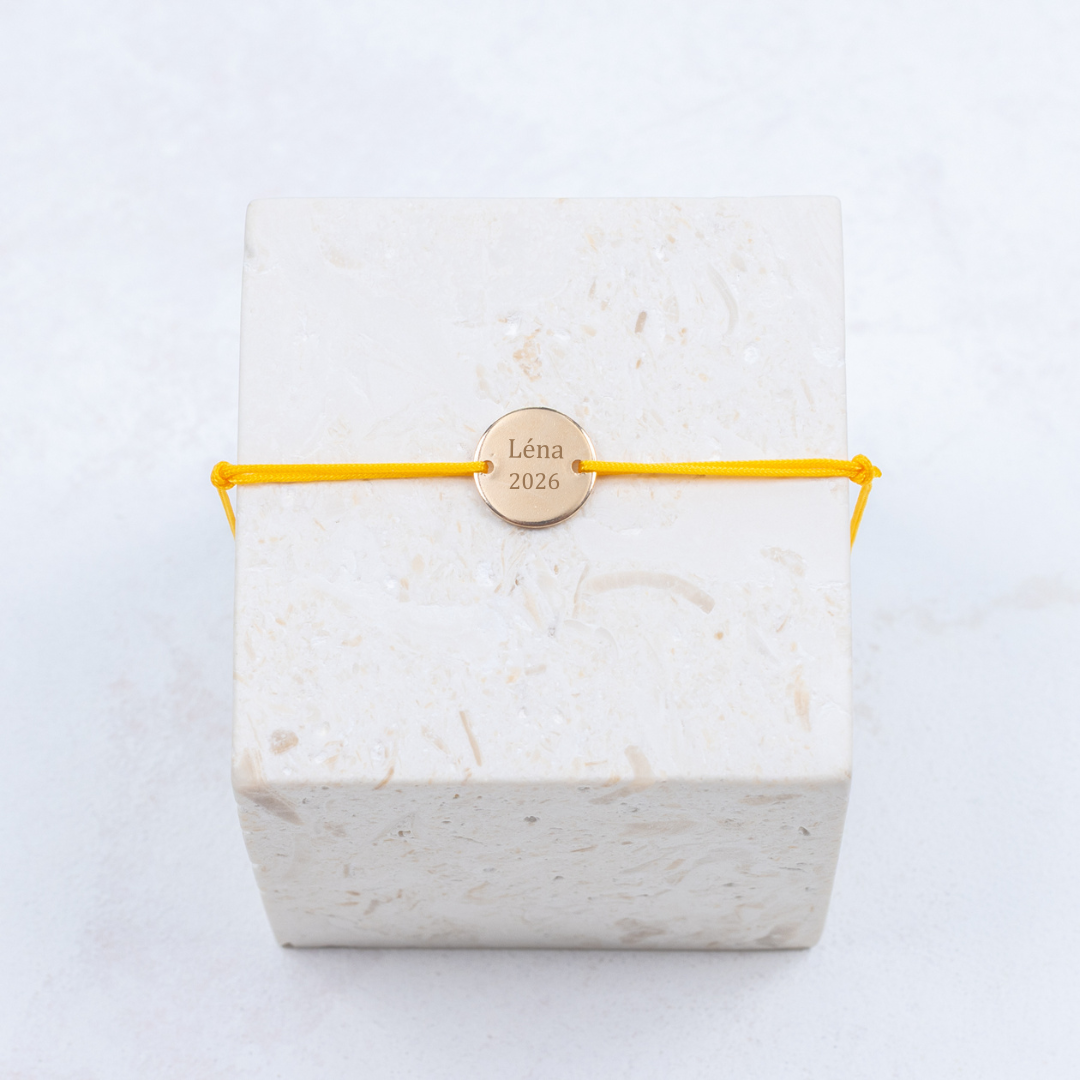 Bracciale Margaux - Personalizzabile - Giallo