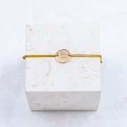 Bracelet Margaux - Personnalisable - Jaune moutarde