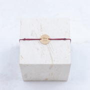 Bracelet Margaux - Personnalisable - Prune