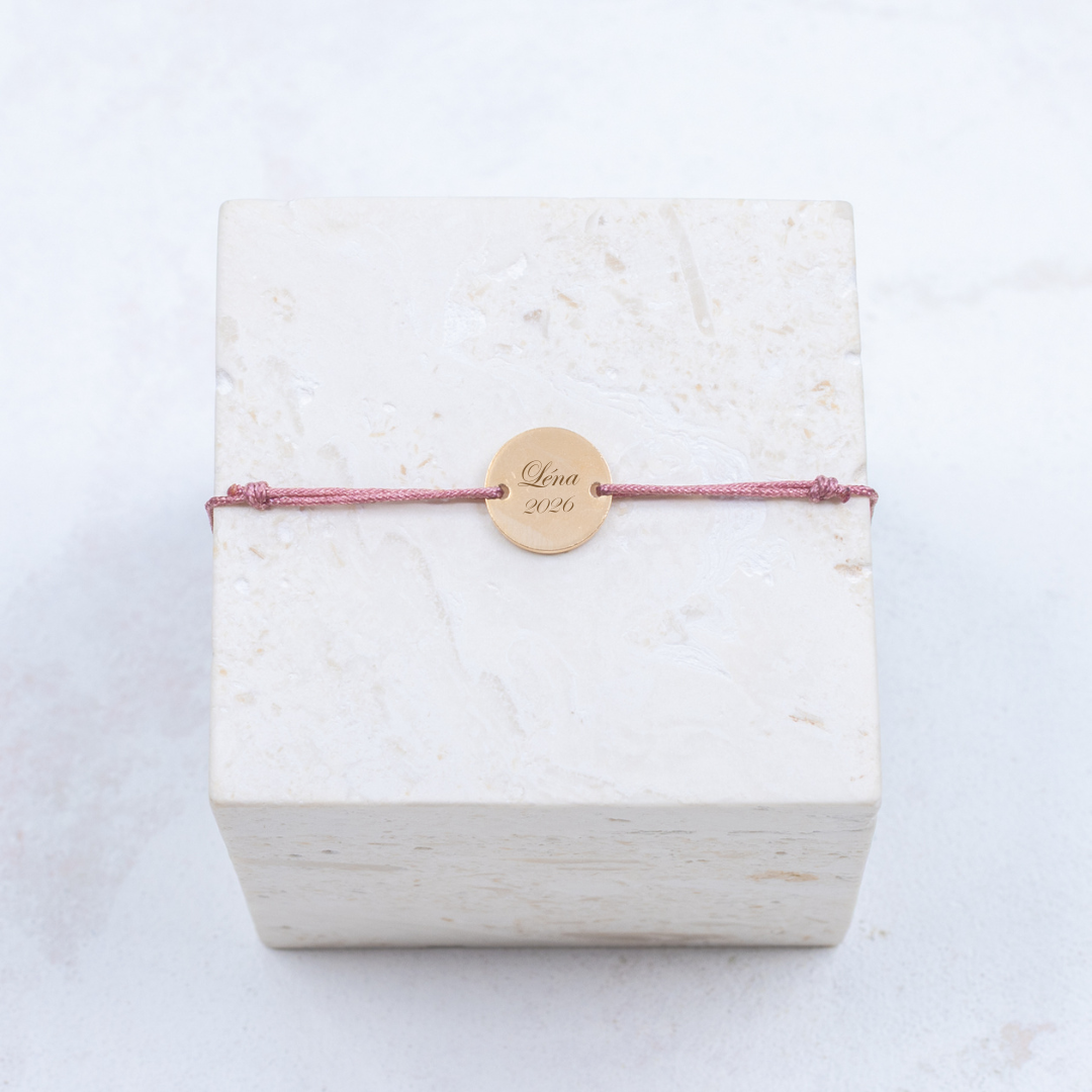 Armband Margaux – Personalisierbar – Rosa