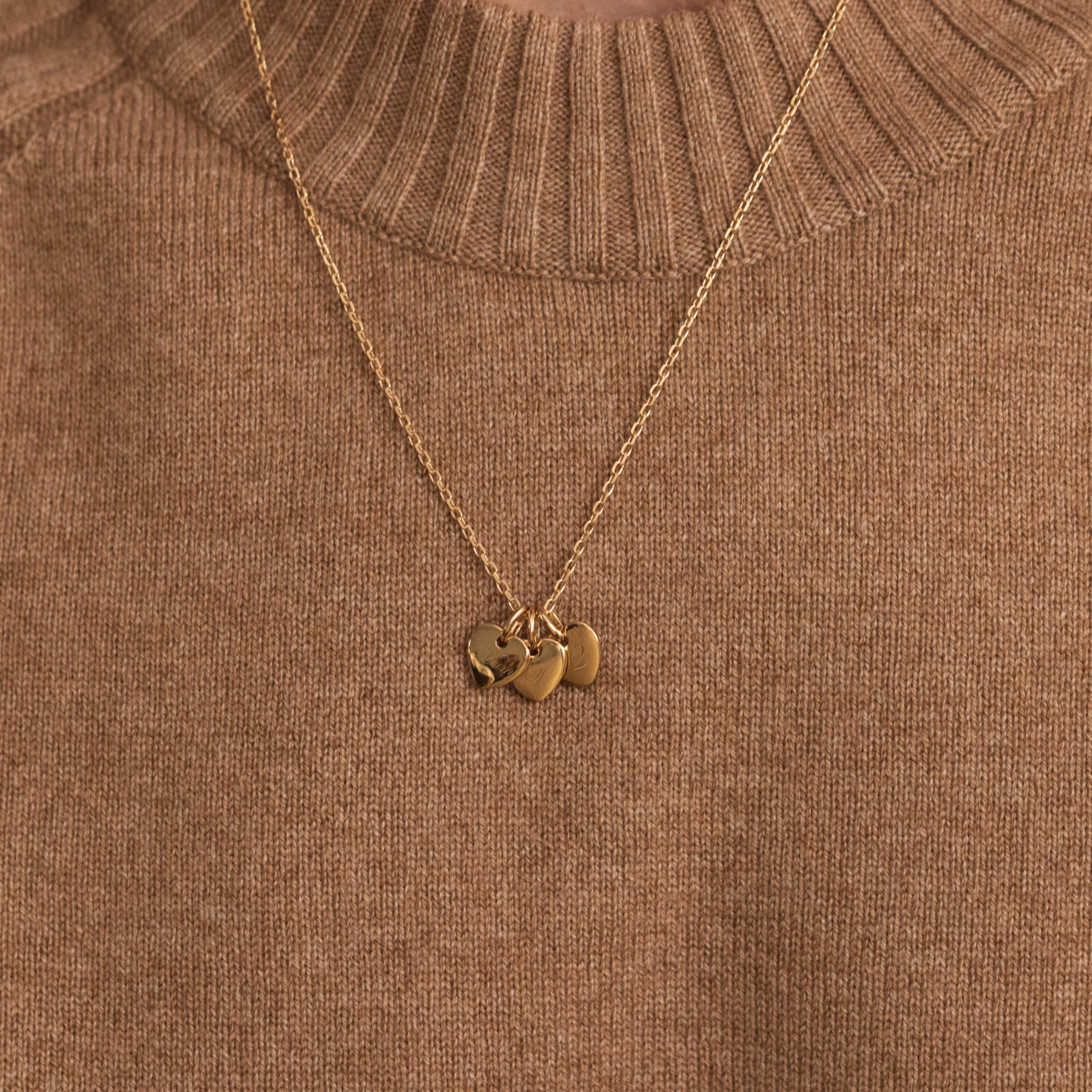 Ketting Appoline - Personaliseerbaar - 3 medailles