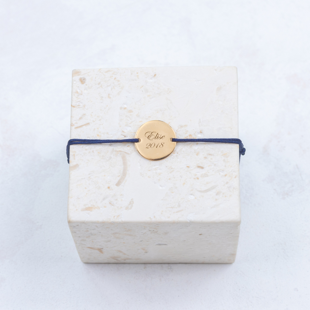 Armband Noé – Personalisierbar – Nachtblau