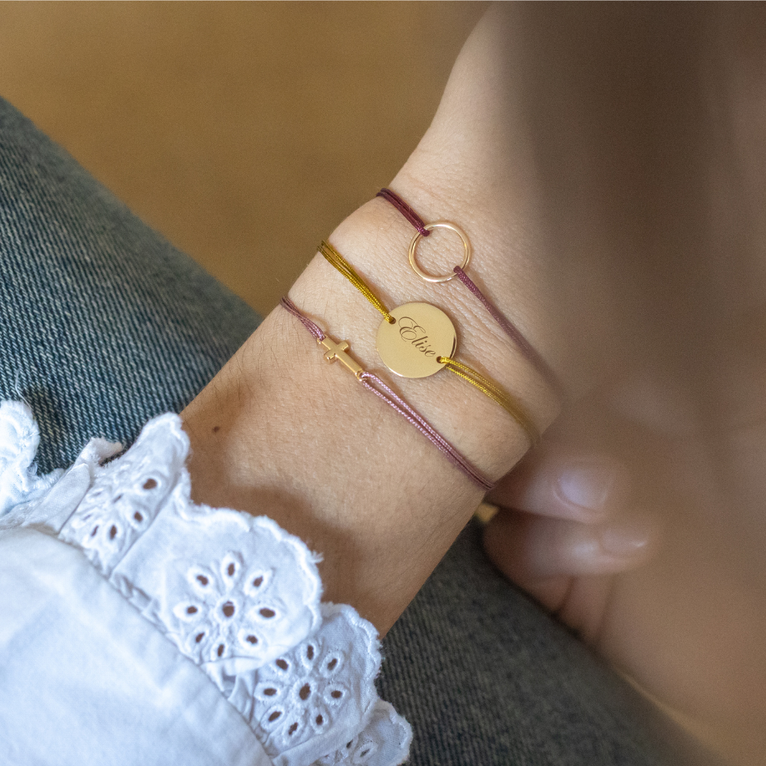 Bracciale Noé - Personalizzabile - Giallo senape