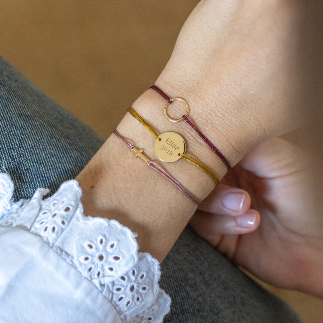 Bracciale Noé - Personalizzabile - Giallo senape