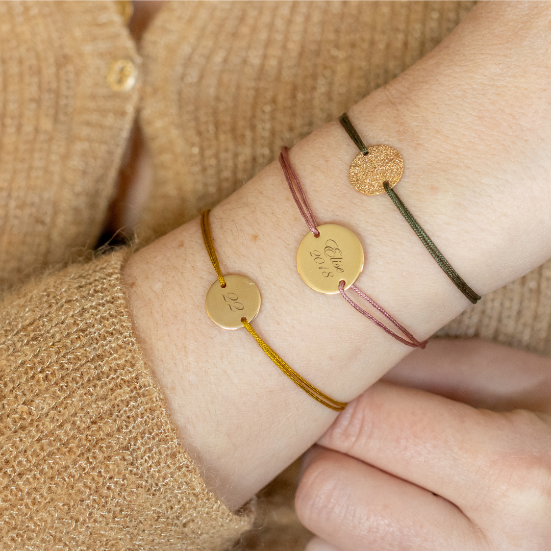 Pulsera Noé - Personalizable - Rosa