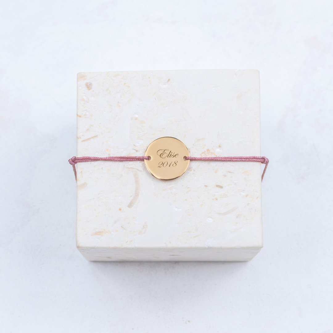 Pulsera Noé - Personalizable - Rosa