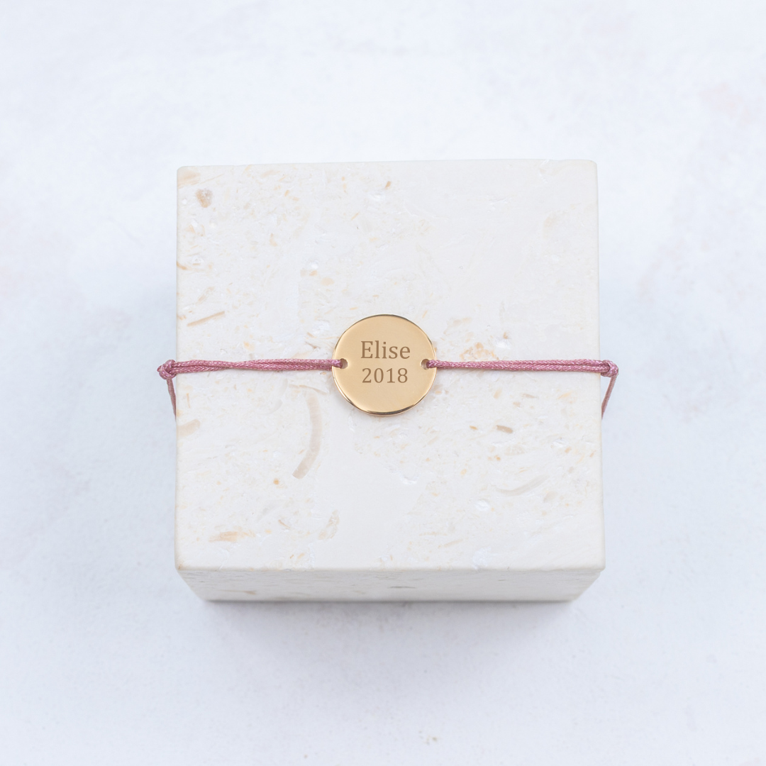 Pulsera Noé - Personalizable - Rosa