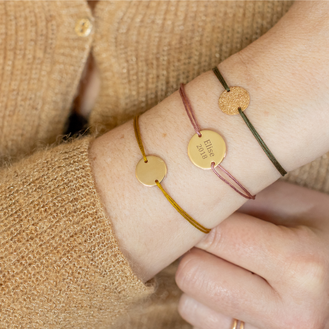 Pulsera Noé - Personalizable - Rosa
