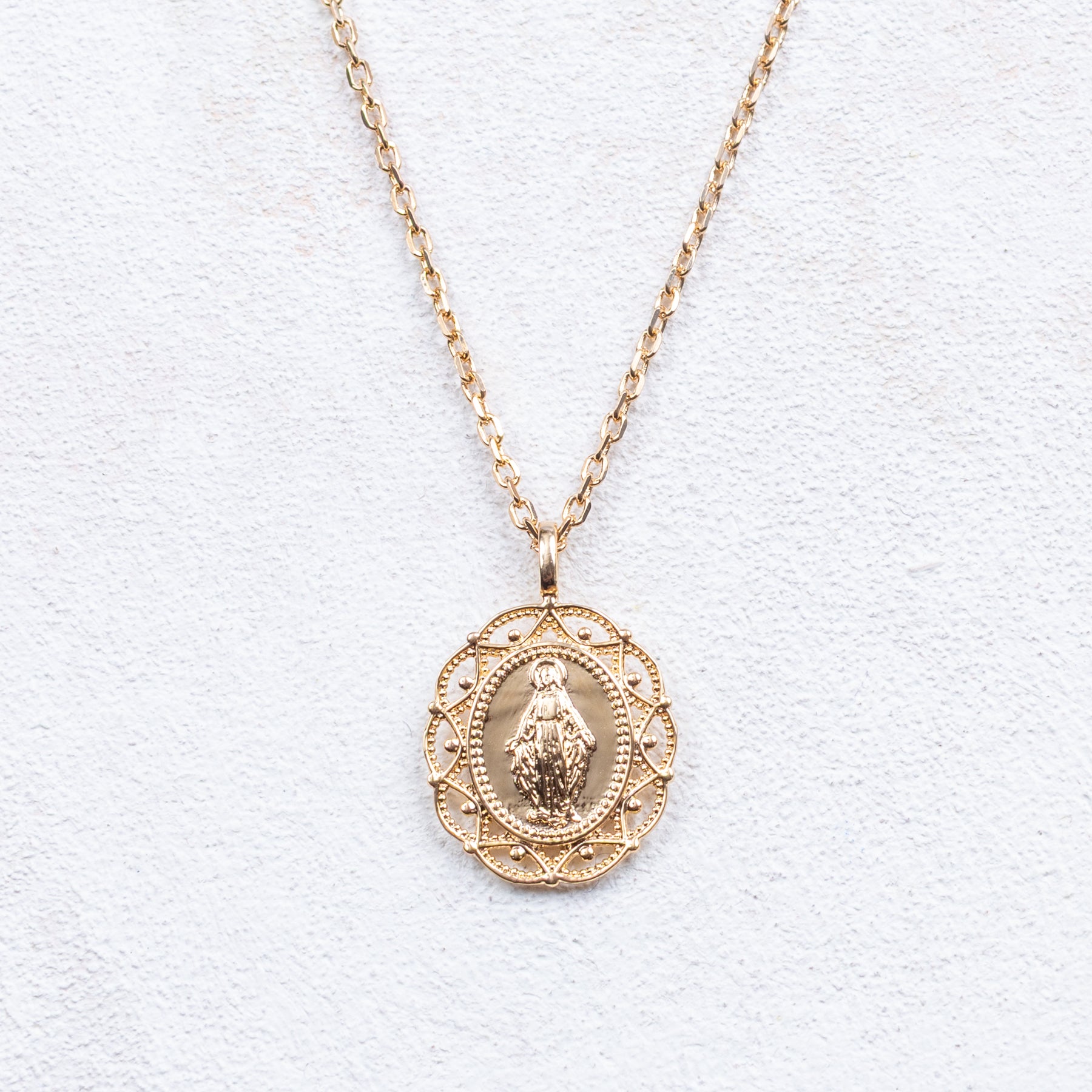 Collana Vergine Miracolosa - Modello grande