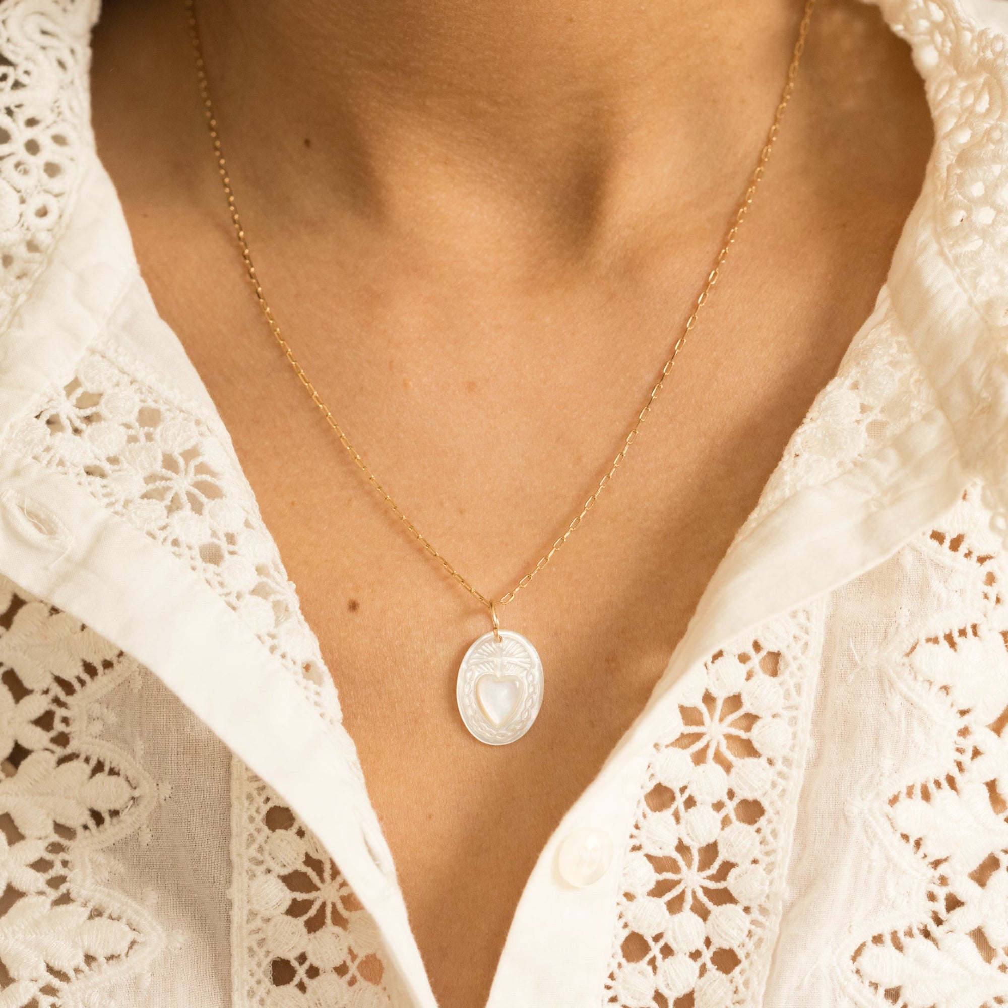 Collier Sacré-Coeur - Personnalisable