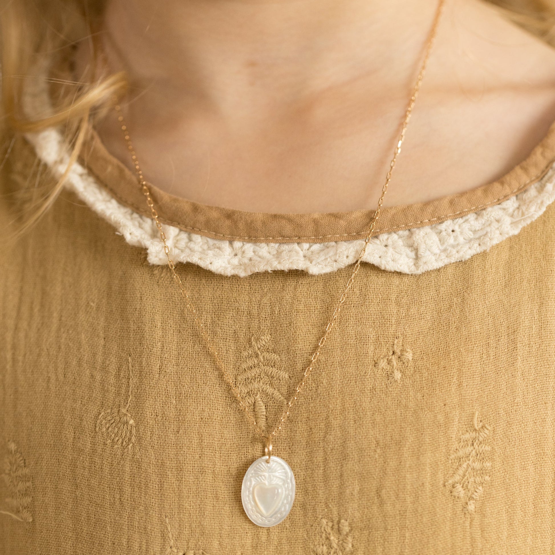 Collier Sacré-Coeur - Personnalisable