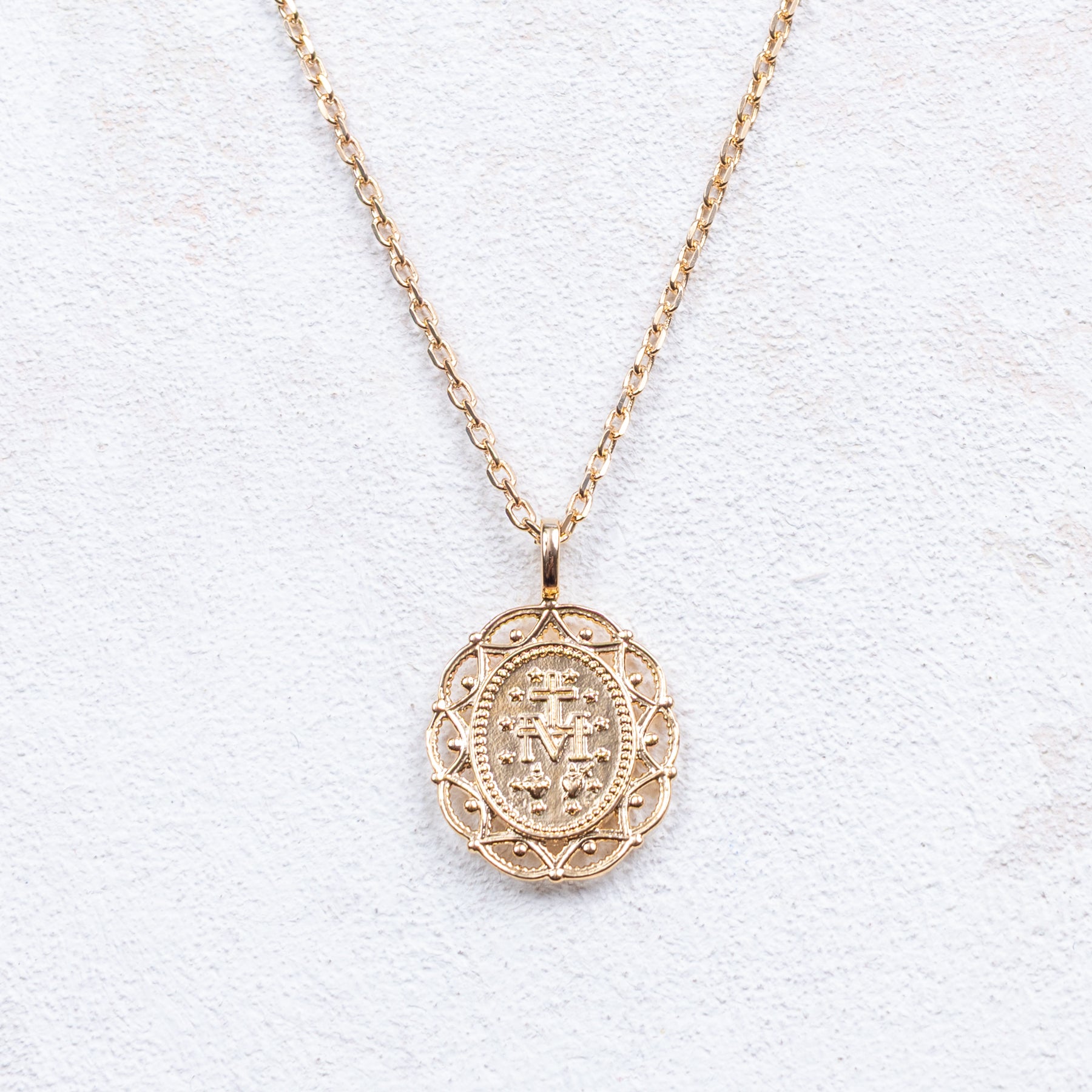 Collana Vergine Miracolosa - Modello grande