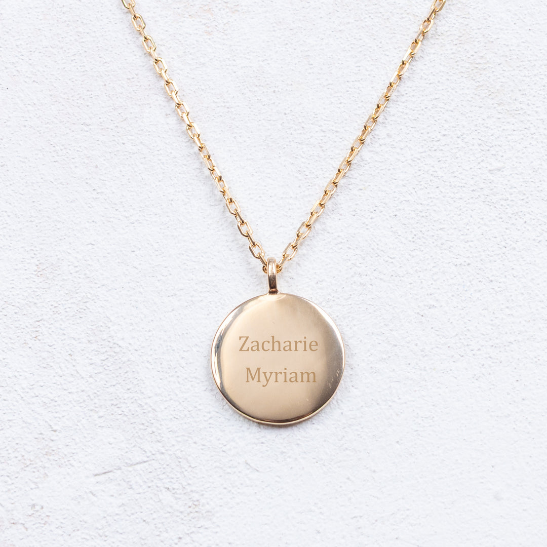 Collier Blanche - Personnalisable